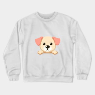 Peeking Dog Crewneck Sweatshirt